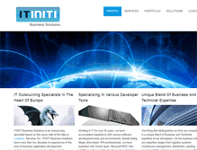 Tablet Screenshot of itiniti.com